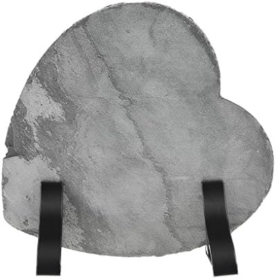 Moonlove Custom Heart Shape Rock Slate Photo Frame