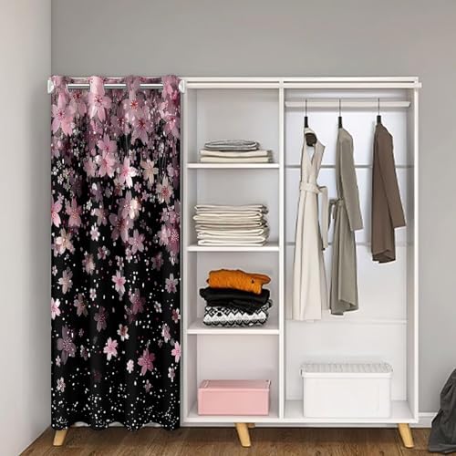 Feelyou Cherry Blossoms Door Curtain Privacy 1 Panel 42x80