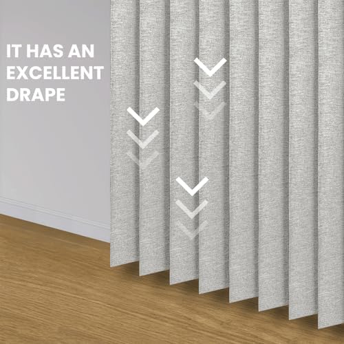 AJAZZ Interior Magnetic Door Curtain with Rod 1 Pack Grey