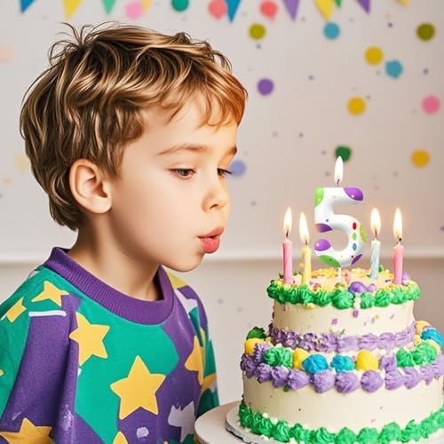 YOOLOOK Toy Inspire Game Story 4th Birthday Candles
