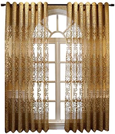 1 Panel Grommet Top Sheer Curtain for Living Room Bedroom
