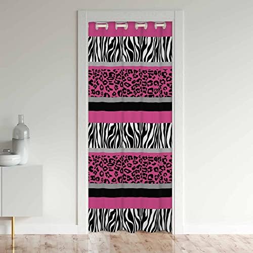 Leopard Zebra Door Curtain for Privacy and Style