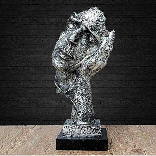 Lependor The Thinker Statue - Handcrafted Resin Abstract Sculpture