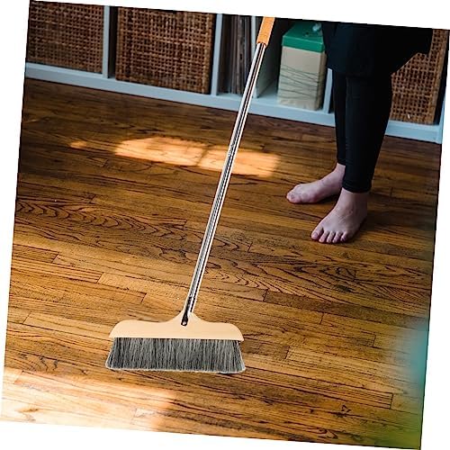 Beavorty Wooden Broom for Indoor Cleaning
