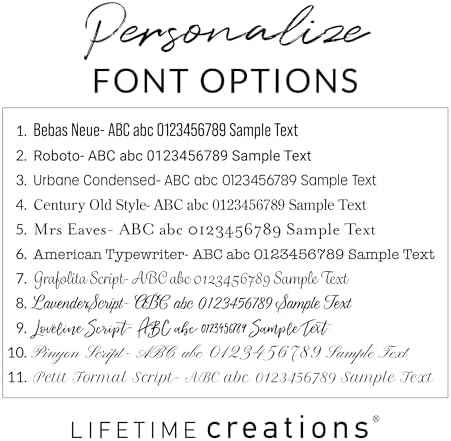 Lifetime Creations Custom Picture Frame for Personalized Gifts - Black 8x10 Landscape
