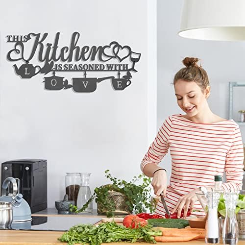 KHayRovies Metal Kitchen Wall Decor Sign 1