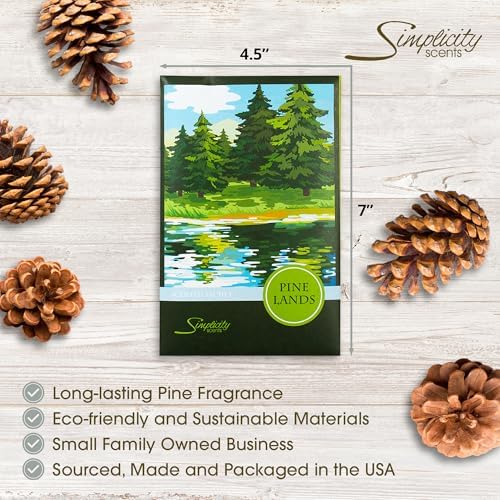 FloralSimplicity Pine Lands Scented Sachets Pack of 6