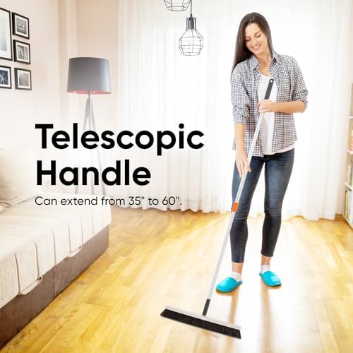 Superio 18 Horsehair Swivel Broom for Hardwood and Tile Floors