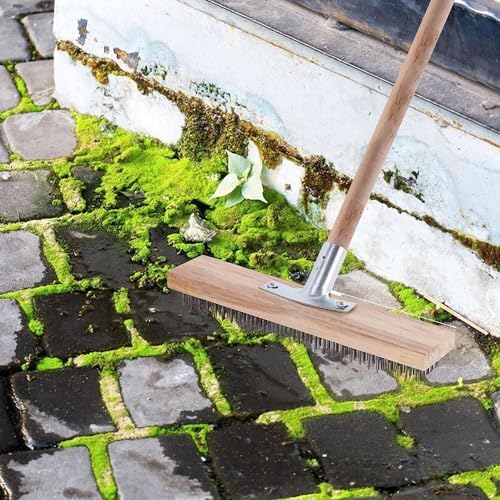 GINGER TECH Wire Broom with 3 Detachable Pole