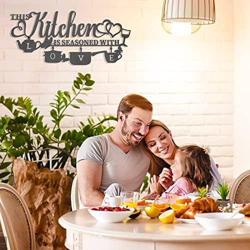 KHayRovies Metal Kitchen Wall Decor Sign 1
