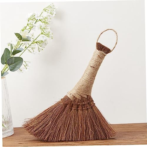 MOLUCKFU Palm Fiber Dust Broom for Cleaning Hard to Reach Areas