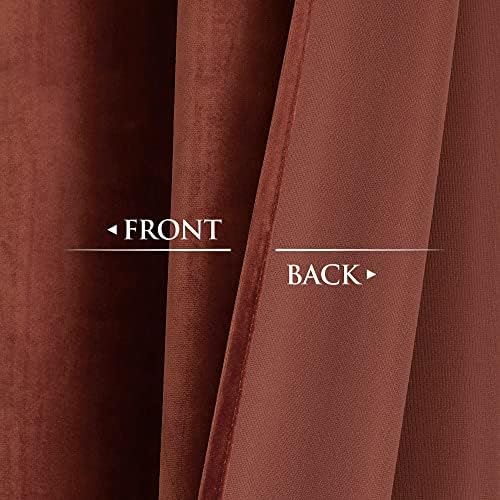 StangH Velvet Curtain Panel 52x96 Inches for Doorway