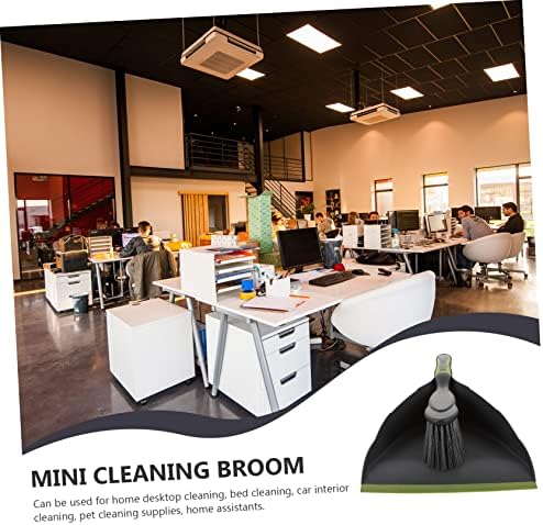 FOMIYES Mini Broom and Dustpan Set for Desktop Cleaning