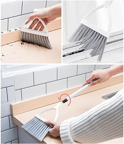 DDGURDH Hand Broom and Dustpan Set for Home Cleaning