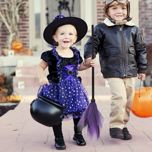Veemoon Halloween Witch Broom Costume Prop 1