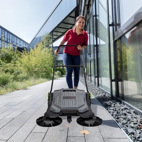 256 Push Floor Sweeper with 5-Gallon Container 1