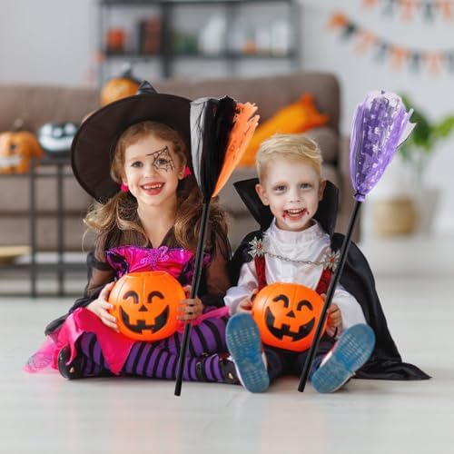 2pcs Halloween Witch Broom Costume Prop