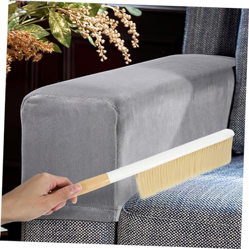 GOOHOCHY Wooden Duster Brush for Bed Sofa Carpet Cleaning