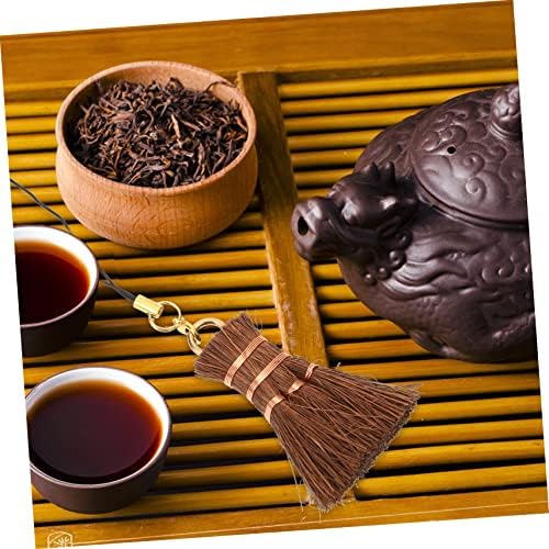 Mini Hand Broom Set for Tea Ceremony and Desk Cleaning
