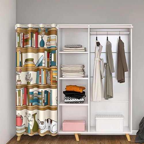 Erosebridal Cartoon Bookcase Door Curtain 34x80