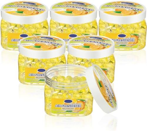 6 Pcs Dansib Air Freshener Gel Beads for Home Cars and Bathrooms