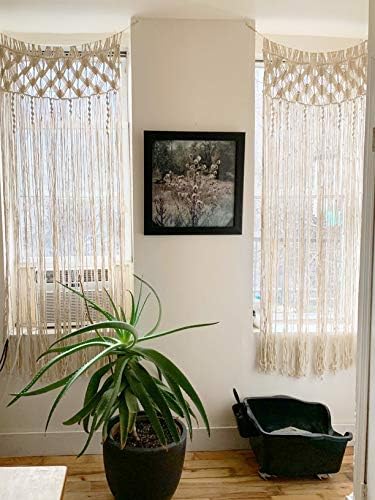 Mkono Macrame Curtain Boho Doorway Decoration