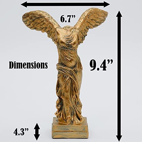 Winged Victory of Samothrace Statue 94 H Gold Bronze Resin Sculpture