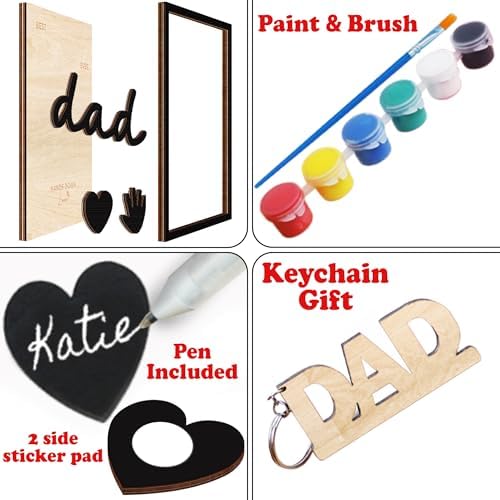10 Best Dad Ever Handprint Frame DIY Kit
