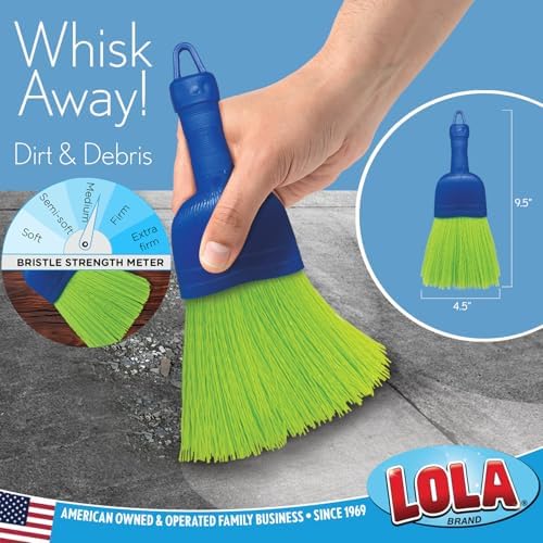 Lola 6-Pack Hand Broom with Hang Hole for Easy Storage