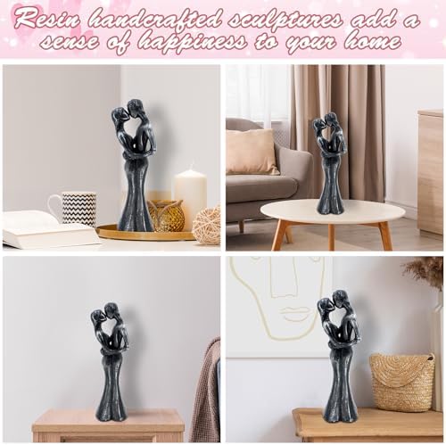Xmeden Romantic Couple Resin Sculpture for Anniversary Gifts