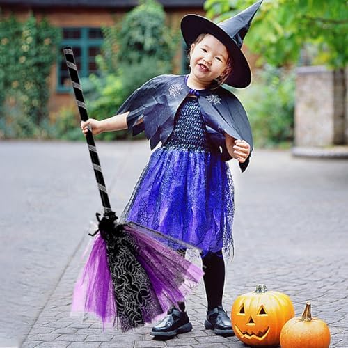 Ragyzity Witch Broom Halloween Costume Prop