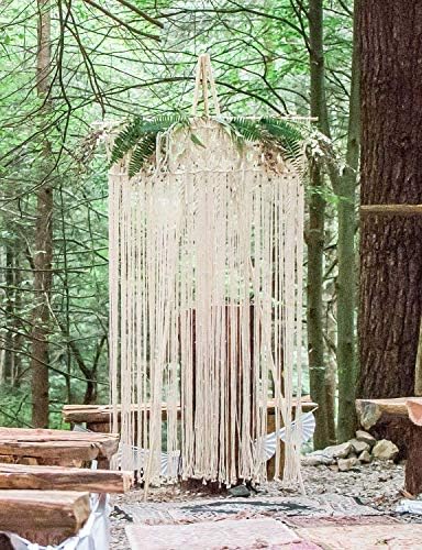 Mkono Macrame Curtain Boho Doorway Decoration