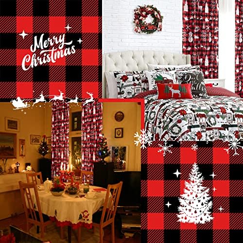 PANELSBURG Thermal Curtains 2 Panel Set Winter Insulated