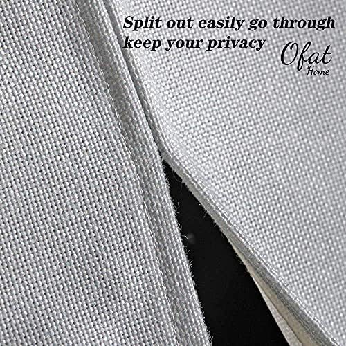 Ofat Home Japanese Ink Cat Noren Door Curtain