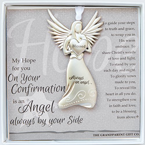 Grandparent Gift Co Confirmation Angel Medallion