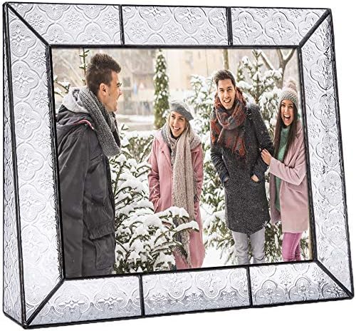 Clear Glass Picture Frame 8x10 Horizontal Display