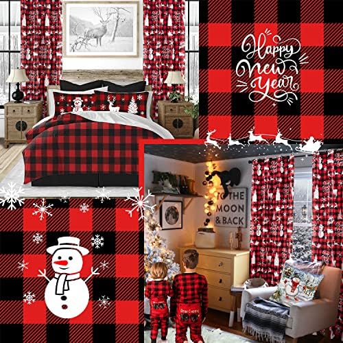 PANELSBURG Thermal Curtains 2 Panel Set Winter Insulated