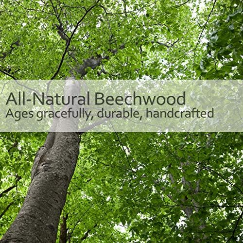 Redecker Push Broom with Waxed Beechwood Handle