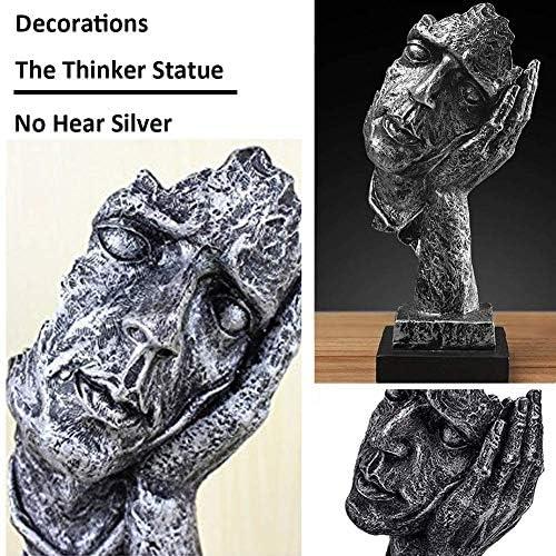 Lependor The Thinker Statue - Handcrafted Resin Abstract Sculpture